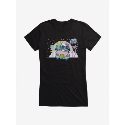 Hello Kitty Retro Adventure Night Out Girls T-Shirt