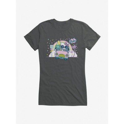 Hello Kitty Retro Adventure Night Out Girls T-Shirt
