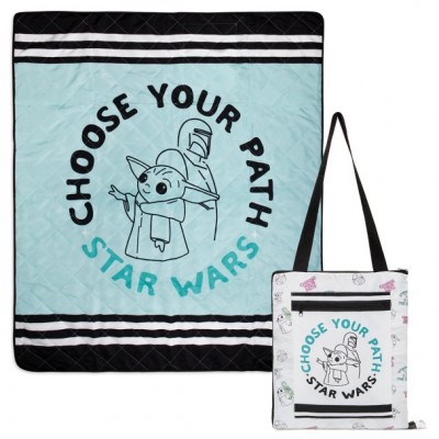 Mandalorian Adventure Picnic Blanket Tote for Star Wars Fans