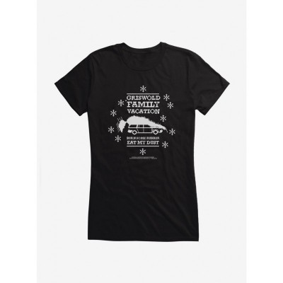 National Lampoon Christmas Vacation Burn Rubber Girls T-Shirt