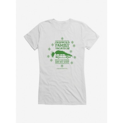 National Lampoon Christmas Vacation Burn Rubber Girls T-Shirt