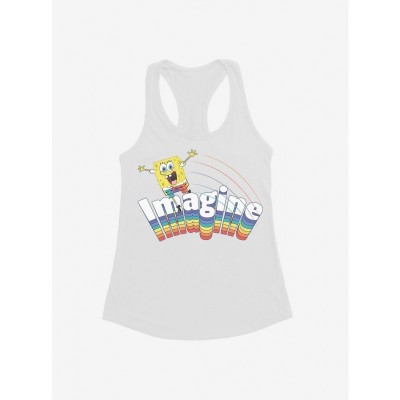SpongeBob SquarePants Girls Rainbow Graphic Tank