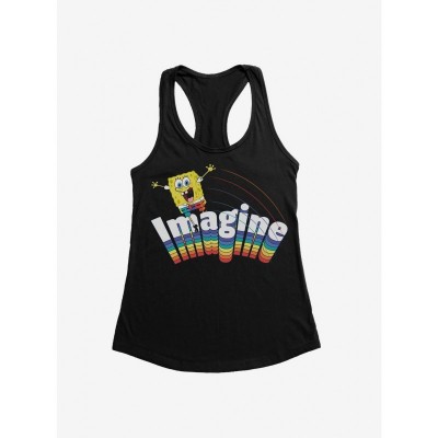 SpongeBob SquarePants Girls Rainbow Graphic Tank
