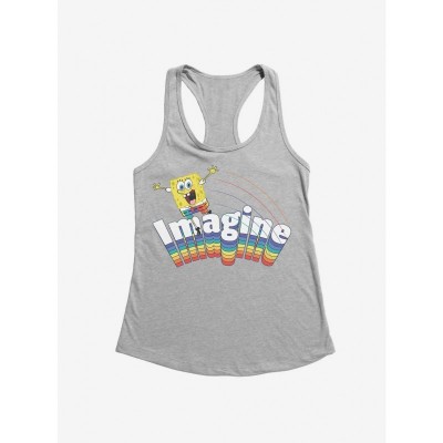 SpongeBob SquarePants Girls Rainbow Graphic Tank
