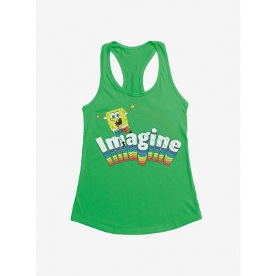 SpongeBob SquarePants Girls Rainbow Graphic Tank