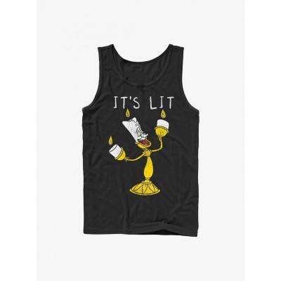 Disney Lit Beauty and the Beast Tank Top - Men's Black