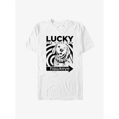 Marvel Hawkeye White Lucky T-Shirt - Lightweight Men's Edition
