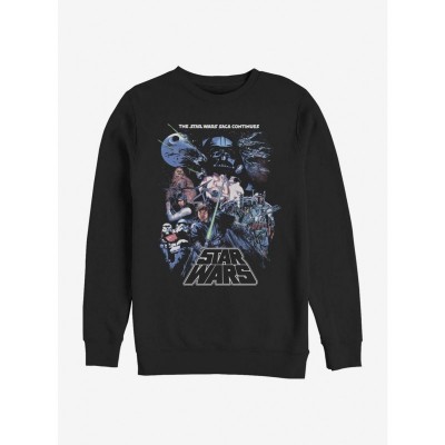 Star Wars The Empire Strikes Back Classic Movie Poster Unisex Sweatshirt - Black