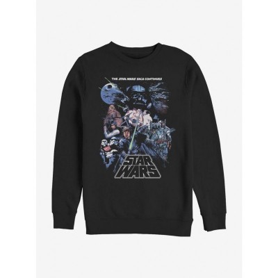 Star Wars The Empire Strikes Back Classic Movie Poster Unisex Sweatshirt - Black