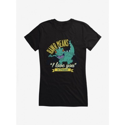 Rugrats Reptar Graphic Tee: Lightweight Cotton for Girls