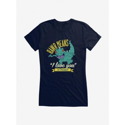 Rugrats Reptar Graphic Tee: Lightweight Cotton for Girls