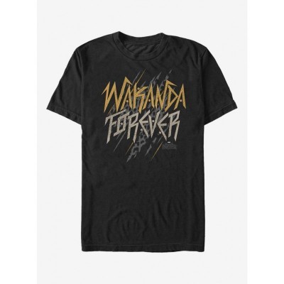 Marvel Wakanda Forever Black Panther T-Shirt - Men's Lightweight Cotton