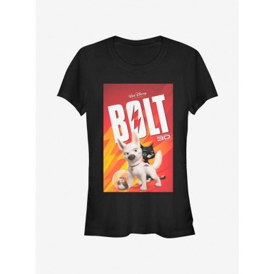 Disney Bolt Graphic Tee for Girls - Black