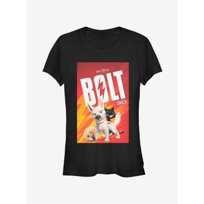 Disney Bolt Graphic Tee for Girls - Black