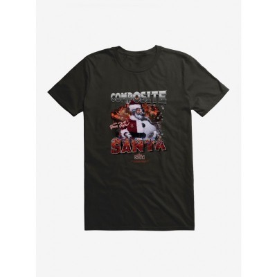 Robot Chicken Santa T-Shirt for Men - Lightweight Cotton Composite Design