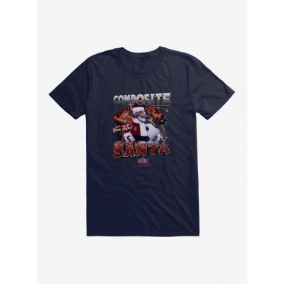 Robot Chicken Santa T-Shirt for Men - Lightweight Cotton Composite Design