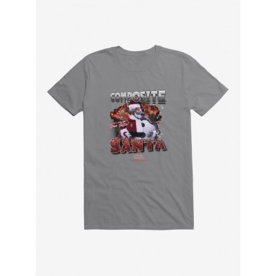 Robot Chicken Santa T-Shirt for Men - Lightweight Cotton Composite Design