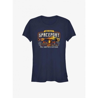 Star Wars Peli Motto Girls T-Shirt - Navy Blue