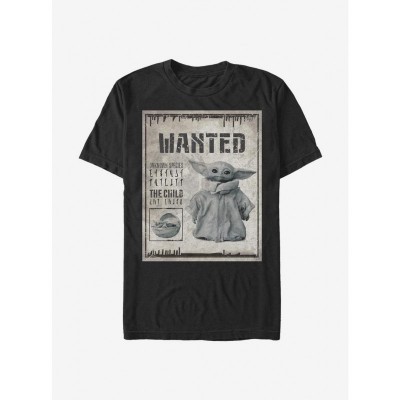 The Mandalorian Wanted Child Graphic Tee - Men's Black