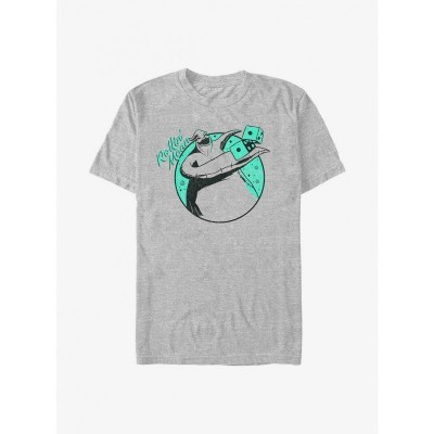 Disney Nightmare Before Christmas Boogie Rollin' Mean Unisex T-Shirt - Grey