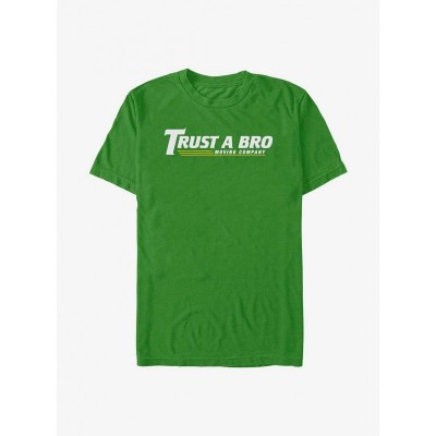 Marvel Hawkeye Men's Green Trust A Bro Moving Co T-Shirt