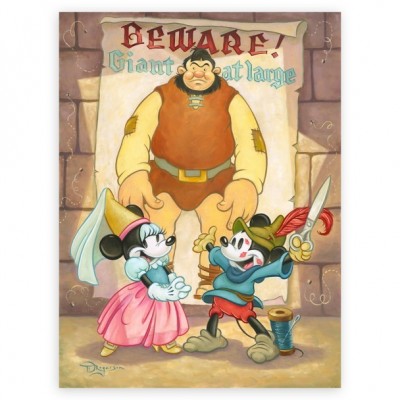 Brave Little Tailor Mickey Mouse Giclée Art – Limited Canvas Edition