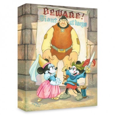 Brave Little Tailor Mickey Mouse Giclée Art – Limited Canvas Edition