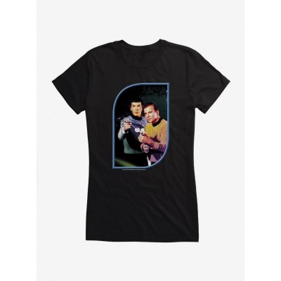 Star Trek T-Shirt for Girls - Spock and Kirk