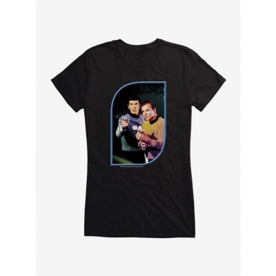 Star Trek T-Shirt for Girls - Spock and Kirk