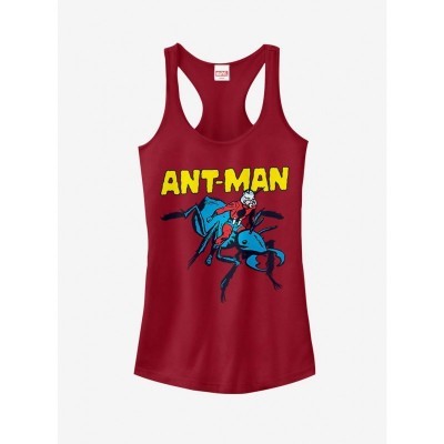 Marvel Vintage Ant-Man Ant-Riding Girls Tank Top - Grey