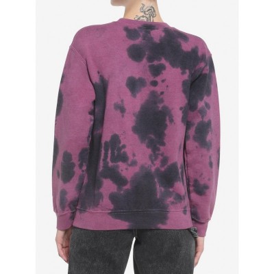 The Nightmare Before Christmas Eternal Love Tie-Dye Girls Sweatshirt