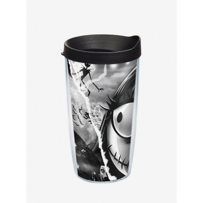 The Nightmare Before Christmas Torn Collage Design 16oz Tervis Tumbler With Lid