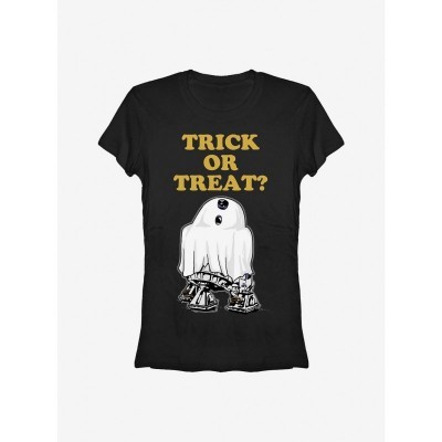 Star Wars Droids Halloween T-Shirt for Girls - Trick or Treat Black Design