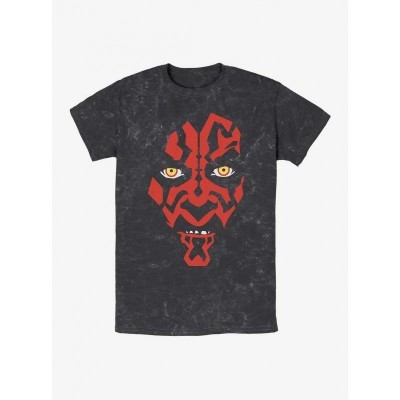 Star Wars Darth Maul Mineral Wash Tee - Unisex Black