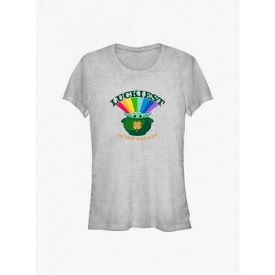 Mandalorian Child Pot Design Tee for Girls - Grey