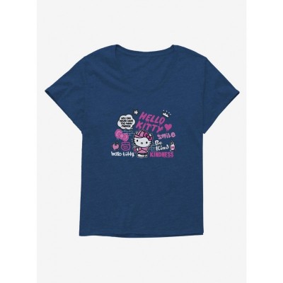 Hello Kitty Kindness Girls Plus Size Tee