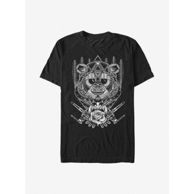 Star Wars Ewok Angular T-Shirt - Men's Unisex Black