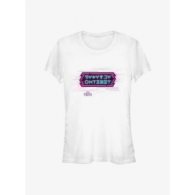 Marvel Girls T-Shirt: Neon Wakanda Text - Inspired by Black Panther