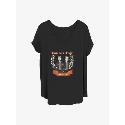 Marvel Loki Timeless Design Girls T-Shirt - Plus Size Black