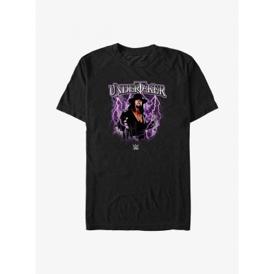 Electric Undertaker Soft Cotton T-Shirt for Men - Black