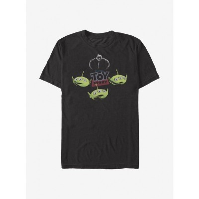 Disney Toy Story Oooooh Men's Black Cotton T-Shirt