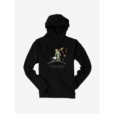The Little Prince Rose Motif Hoodie for Men