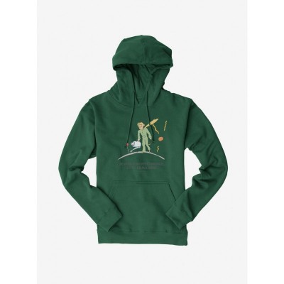 The Little Prince Rose Motif Hoodie for Men