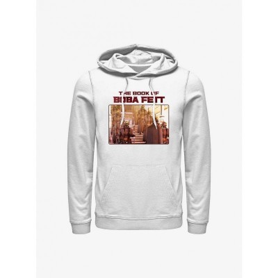 Star Wars Boba Fett Hoodie - Men's White Cover Up