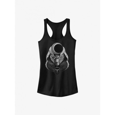 Marvel Moon Knight Scarab Design Girls Tank Top - Black