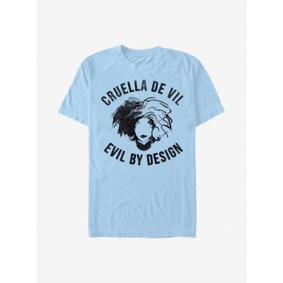 Disney Cruella Evil Design T-Shirt for Men