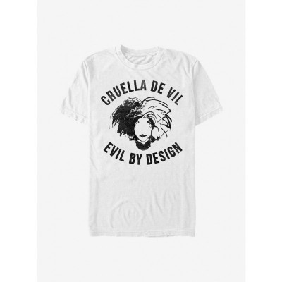 Disney Cruella Evil Design T-Shirt for Men