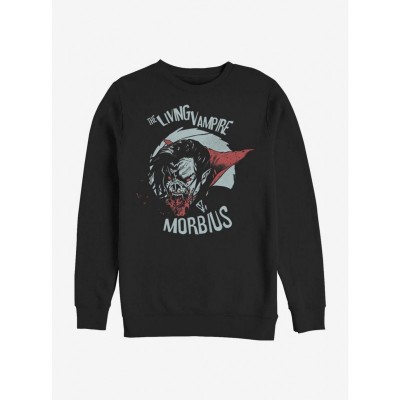 Marvel Morbius Unisex Crewneck Sweatshirt - Black
