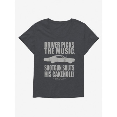 Supernatural Driver Music Tee for Women's Plus Sizes