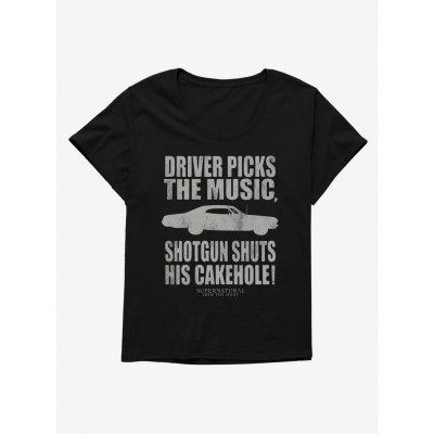 Supernatural Driver Music Tee for Women's Plus Sizes